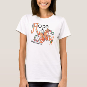 T-shirt Cancer du corps utérin de papillon en verre
