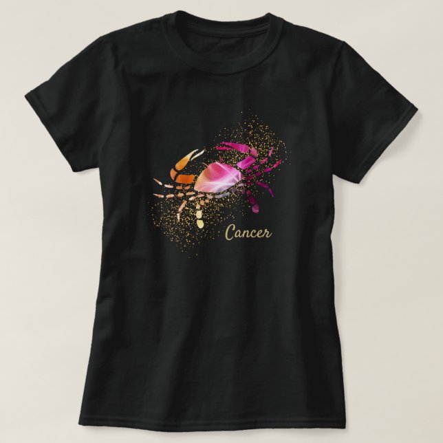 T-shirt Cancer du crabe (Design devant)