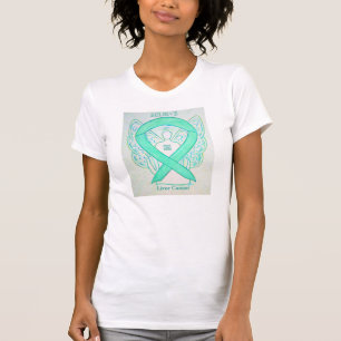 T-shirt Cancer du foie Jade Sensibilisation Ruban Angel Ch