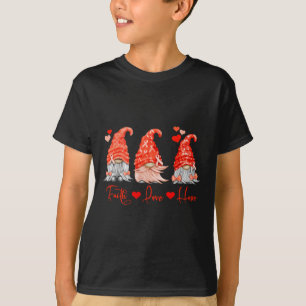T-shirt Cancer du Sang Foi Espoir Amour Gnomes rouges Guer