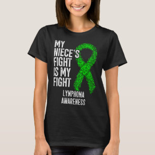 T-shirt Cancer du sang Le combat de ma nièce est mon comba