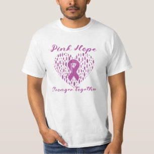 T-shirt Cancer du sein : Espoir rose, Plus fort ensemble