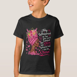 T-shirt Cancer Du Sein Guerrier Pink Ribbon Im La Femme No