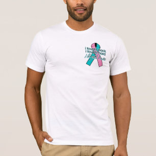 T-shirt Cancer du sein héréditaire que j'ai combattu de