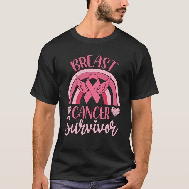 T-shirt Cancer du sein Inspiration du survivant (Devant)