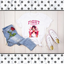 Cancer du sein rose et relativement floral