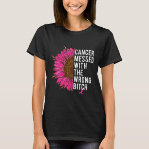T-shirt Cancer Du Sein Ruban Rose Mis Avec Le Mal