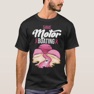 T-shirt Cancer du sein Sauvez la moto Funny Pink Breast