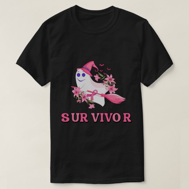 T-shirt Cancer du sein survivant (Design devant)