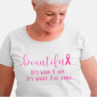 T-shirt Cancer Du Sein Survivant Belle Est Ce Que Vous Ête