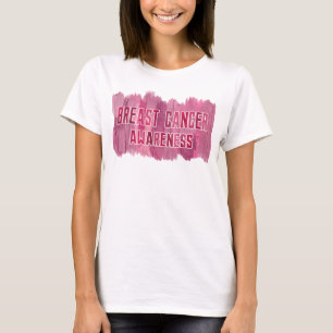 T-shirt cancer du sein survivant de conscience de la coule