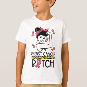 T-shirt Cancer du sein Vous Avez Choisi Mal B Indestructib