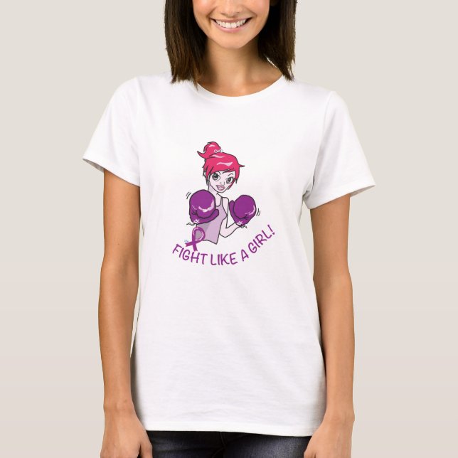 T-SHIRT CANCER FIGHT-CAREGIVERS (Devant)