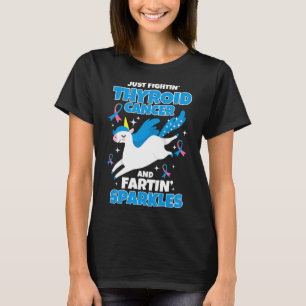 T-shirt Cancer Fun Unicorn Farting Étincelles