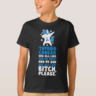T-shirt Cancer Mon Fils S'Il Vous Plaît Citer Unicorn