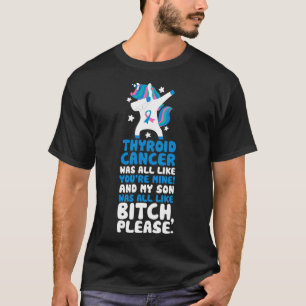 T-shirt Cancer Mon Fils S'Il Vous Plaît Citer Unicorn
