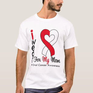 T-shirt Cancer oral je porte le ruban pour ma maman