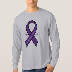 T-shirt Cancer pancréatique avec le ruban de conscience