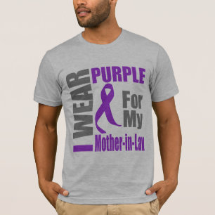 T-shirt Cancer pancréatique je porte la belle-mère pourp