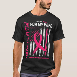 T-shirt Cancer Sa Lutte Est Ma Lutte Je Porte Du Veste Ros