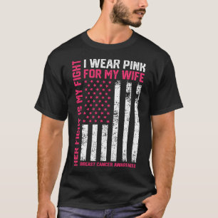 T-shirt Cancer Sa Lutte Est Ma Lutte Je Porte Du Veste Ros