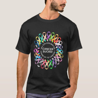 T-shirt Cancer Sucre Dans Chaque Couleur Chemise Cancer Ri