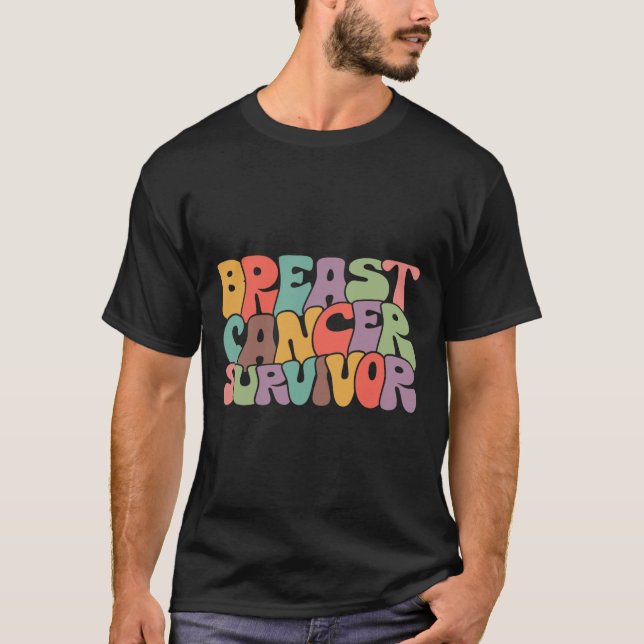 T-shirt Cancer Survivor Sensibilisation Guerrier Soutien R (Devant)