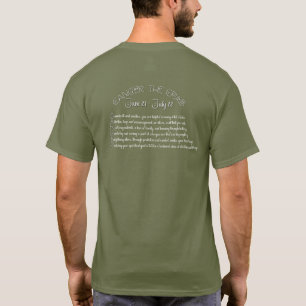 T-Shirt Cancer – Vert Armée