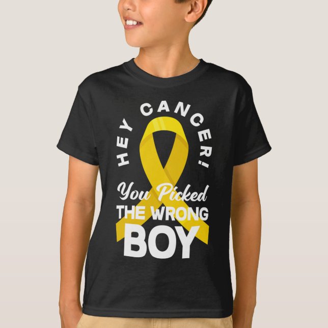 T-shirt Cancer Vous Avez Choisi Le Mauvais Garçon Cancer E (Devant)