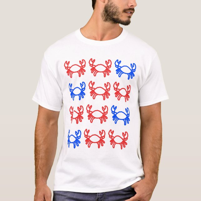 T-shirt Cancer Zodiac Crab T‑Shirt – Emotional Cancer  (Devant)