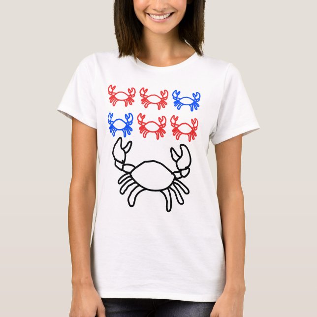 T-shirt Cancer Zodiac Crab T‑Shirt – Protective Cancer (Devant)