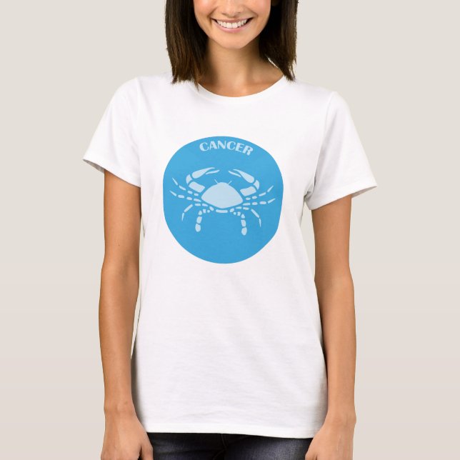 T-shirt Cancer, Zodiac Sign, Horoscope, Astrology