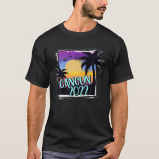 T-shirt Cancun 2022 S For Women Men Matching Group Family