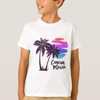 T-shirt CANCUN MEXICO Beach Vacances Lune de miel Printemp
