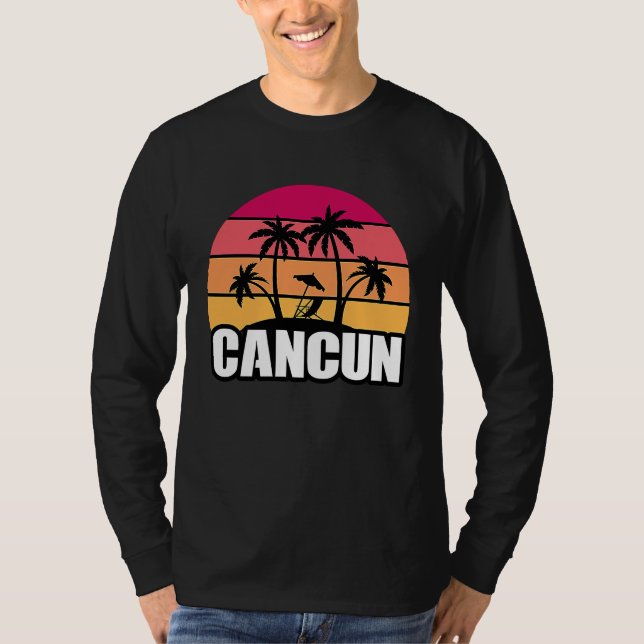 T-shirt Cancun Mexico Cancun Travel Vacation Souvenir (Devant)