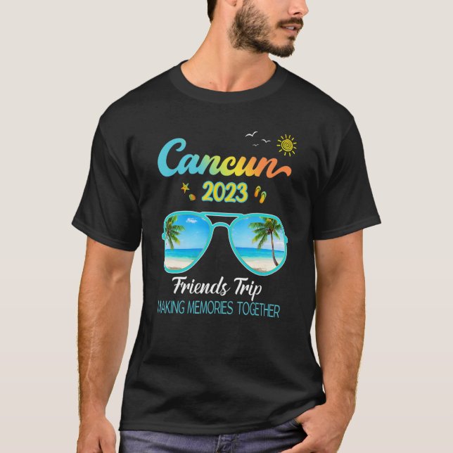 T-shirt Cancun Mexico Family Trip 2023 Outfit_8 (Devant)