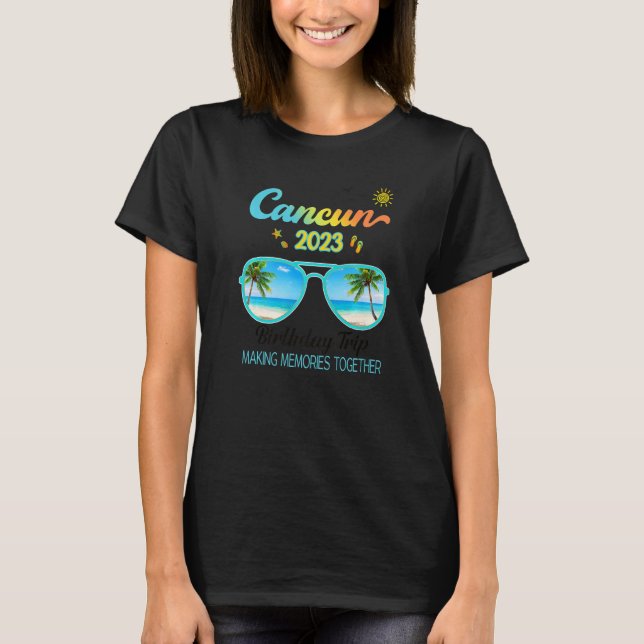 T-shirt Cancun Mexico Family Trip 2023 Outfit Premium_7 (Devant)
