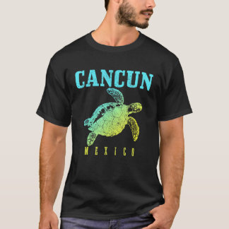 T-shirt Cancun Mexico Sea Turtle Beach Scuba Diving Diver 