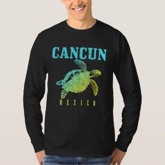 T-shirt Cancun Mexico Sea Turtle Beach Scuba Diving Diver 
