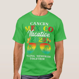 T-shirt Cancun Mexico Vacation 2025 Trip Beach Corresponda