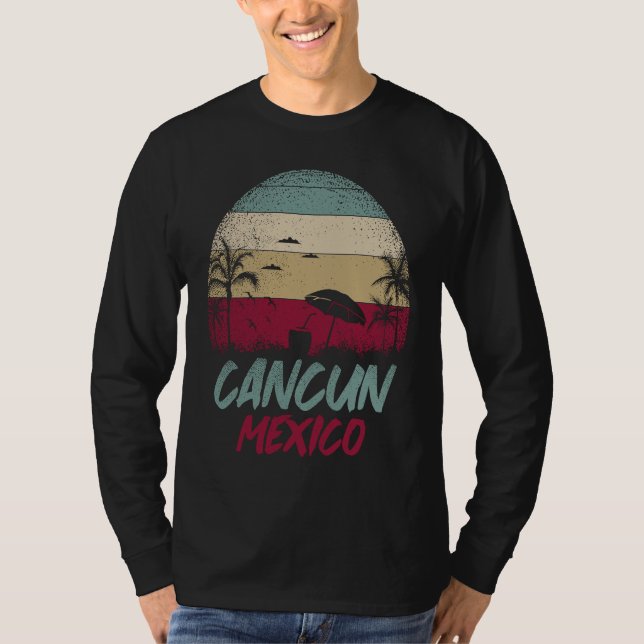 T-shirt Cancun Mexico Yucatan Holiday Vacation Travel  1 (Devant)
