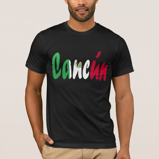T-shirt Cancun, Mexique (Devant)