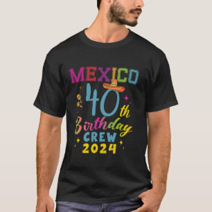 T-shirt Cancun Mexique 40e Anniversaire 2024 40 Anniversai