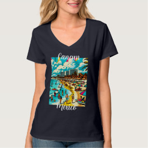 T-shirt Cancun, Mexique avec une Vibe pop art