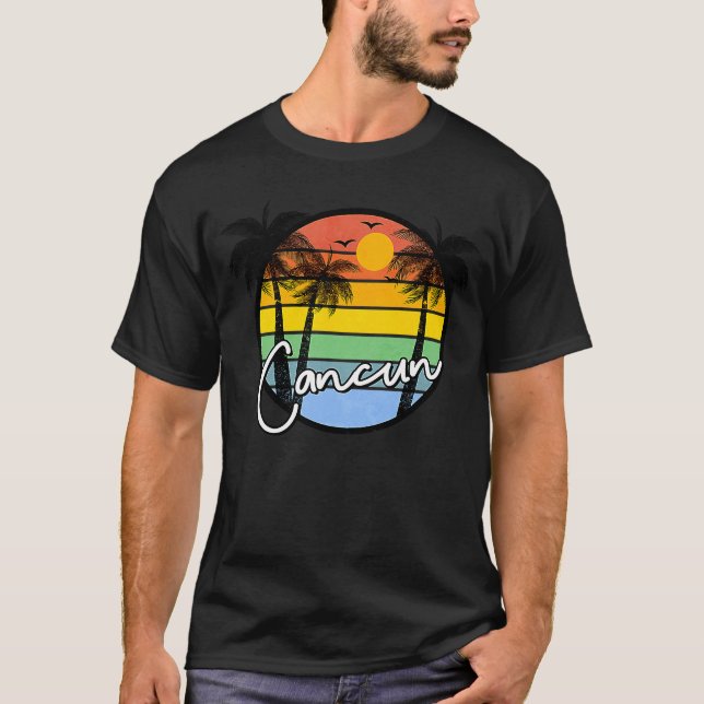 T-shirt Cancun Mexique Spring Break 2023 (Devant)