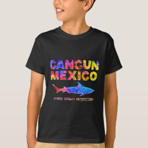 T-shirt Cancun Mexique T Chemise Requin Aigle de pêche