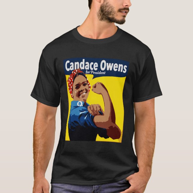 T-shirt Candace Owens Pour Président 2024 (Devant)