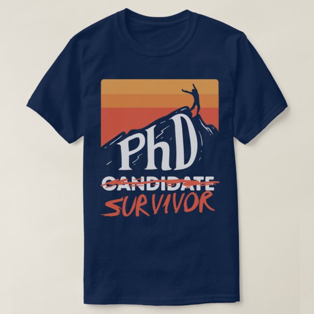 T-shirt Candidat au DIP Survivant Diplômé Cadeau 1 (Design devant)