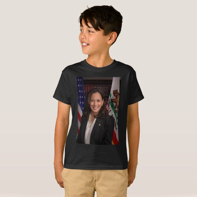 T-shirt Candidat Kamala Harris à la présidence US 2024 (Devant entier)