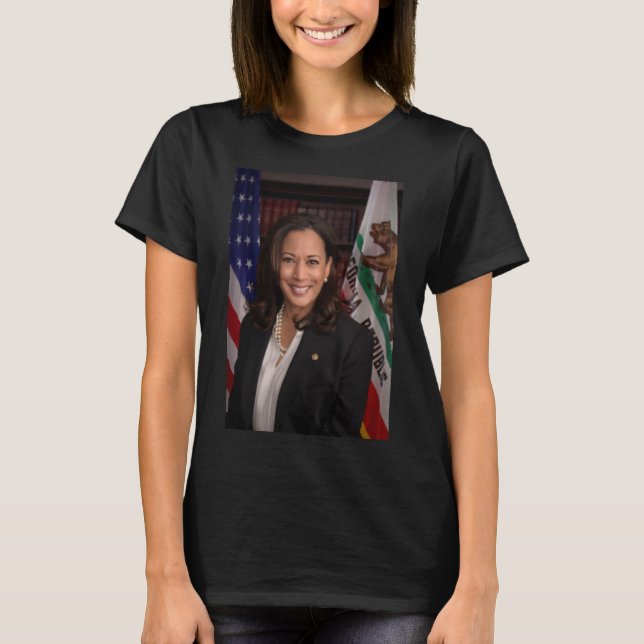 T-shirt Candidat Kamala Harris à la présidence US 2024 (Devant)